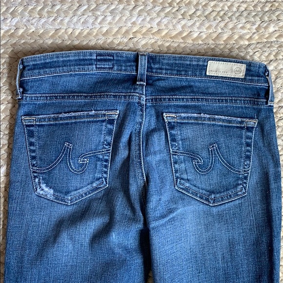 AG Destroyed Stevie Ankle Slim Straight Jean 27 - Picture 5 of 5